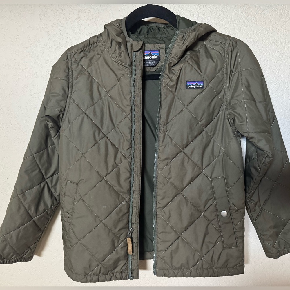 Patagonia Kids' Green Quilted Jacket
